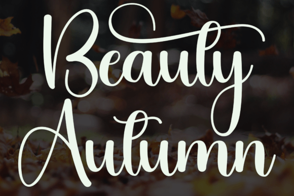 Autumn Signature Font - Preview 5