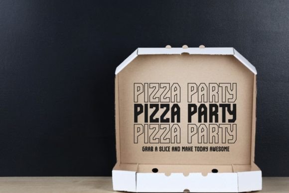 Black Pizza Font - Preview 5