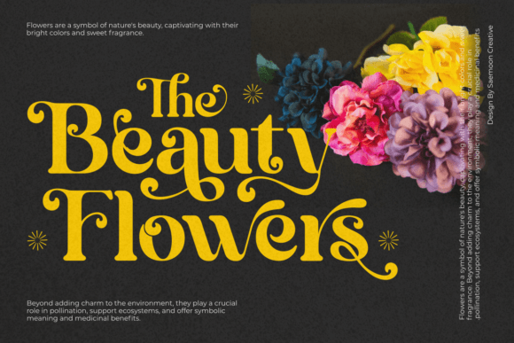 Bright Vintage Font PNG with transparent background - Preview 1