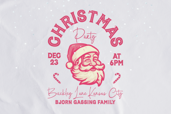 Christmas Handletter Font PNG with transparent background - Preview 4