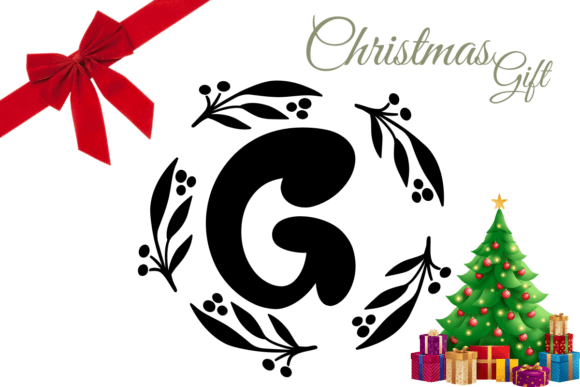 Christmas Monogram Font - Preview 6