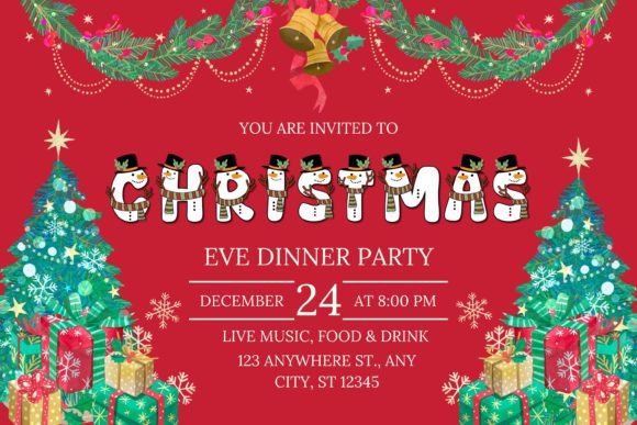 Christmas Snowman Font - Preview 3