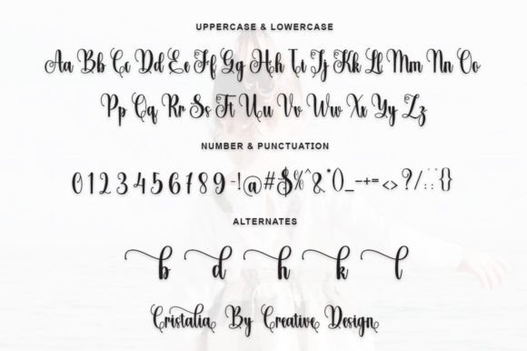 Cristalia Font PNG with transparent background - Preview 6