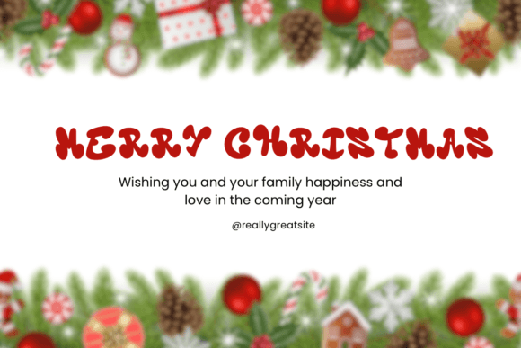 Cute Christmas Reindeer Font - Preview 6