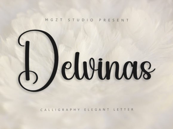 Delvinas Fontes Script Fonte Por Magizta Craft