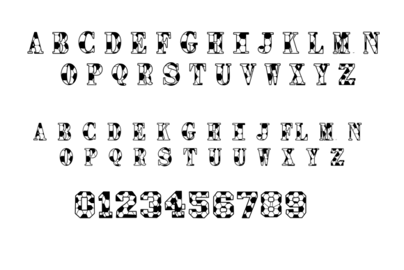 Football Font - Preview 1