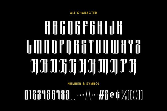 Groghrz Font PNG with transparent background - Preview 6