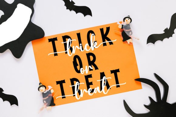 Halloween Nightmare Duo Font PNG with transparent background - Preview 3