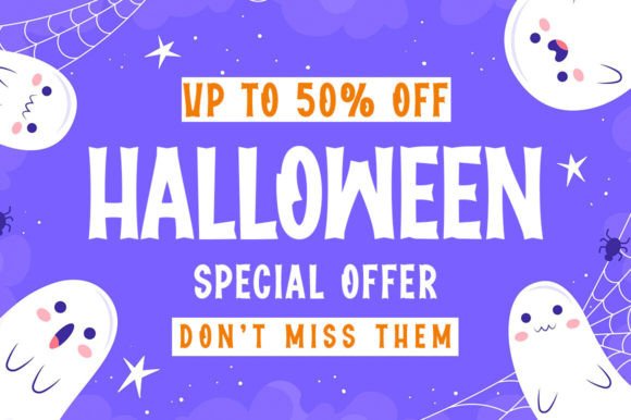 Halloween Nightmare Duo Font PNG with transparent background - Preview 4