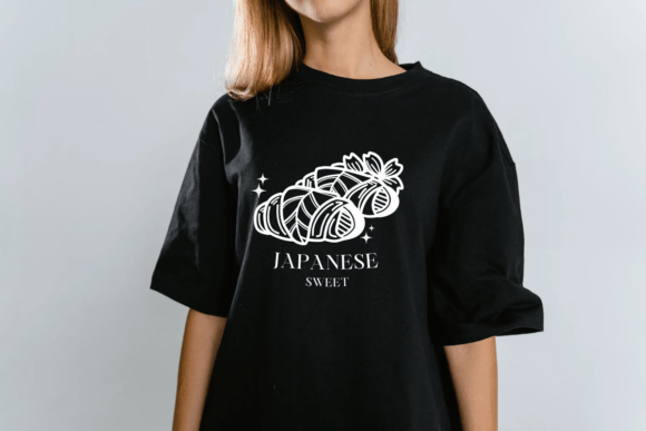 Japanese Sweets Font PNG with transparent background - Preview 5