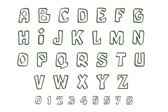 Kwanzaa Font PNG with transparent background - Preview 2
