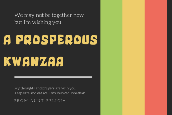 Kwanzaa Font PNG with transparent background - Preview 4