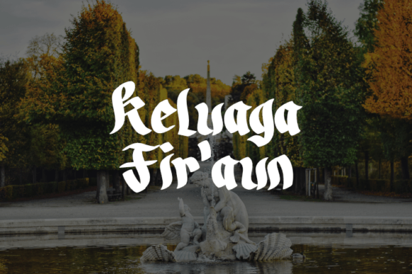 Mulyono Empire Font PNG with transparent background - Preview 2