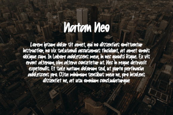 Natan Neo Font PNG with transparent background - Preview 3
