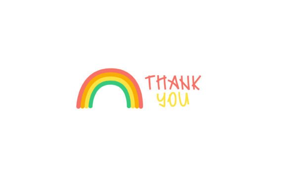 Rainbow Bright Font PNG with transparent background - Preview 5