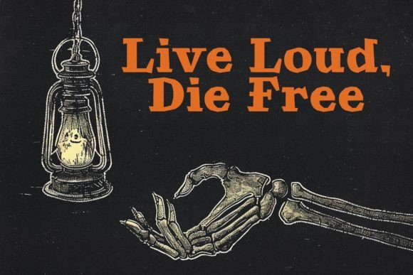 Rebel Riff Font PNG with transparent background - Preview 1