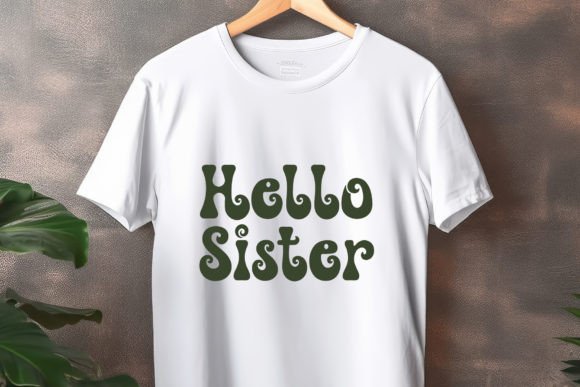 Retro Swirly Font PNG with transparent background - Preview 6
