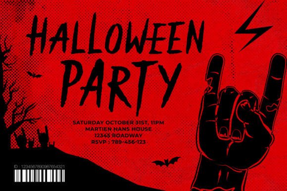 Scream House Font PNG with transparent background - Preview 3