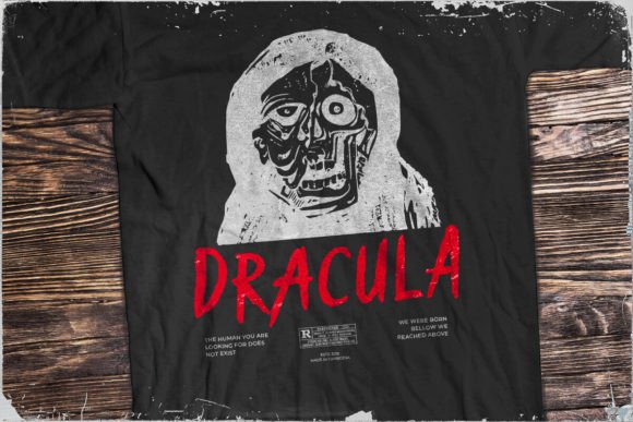 Scream House Font PNG with transparent background - Preview 6
