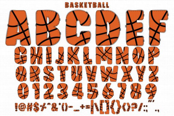 Basketball Font - Preview 1