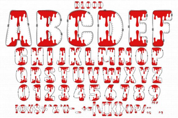 Blood Font - Preview 1