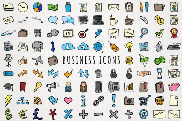 Business Icons Clipart Set