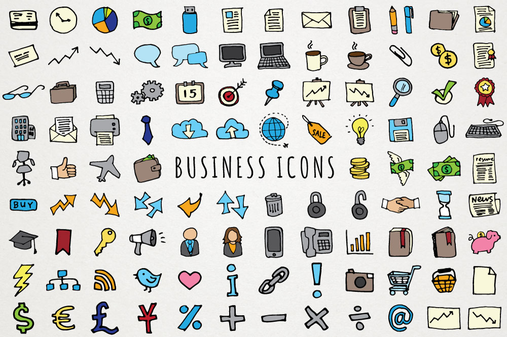 Business Icons Clipart Set