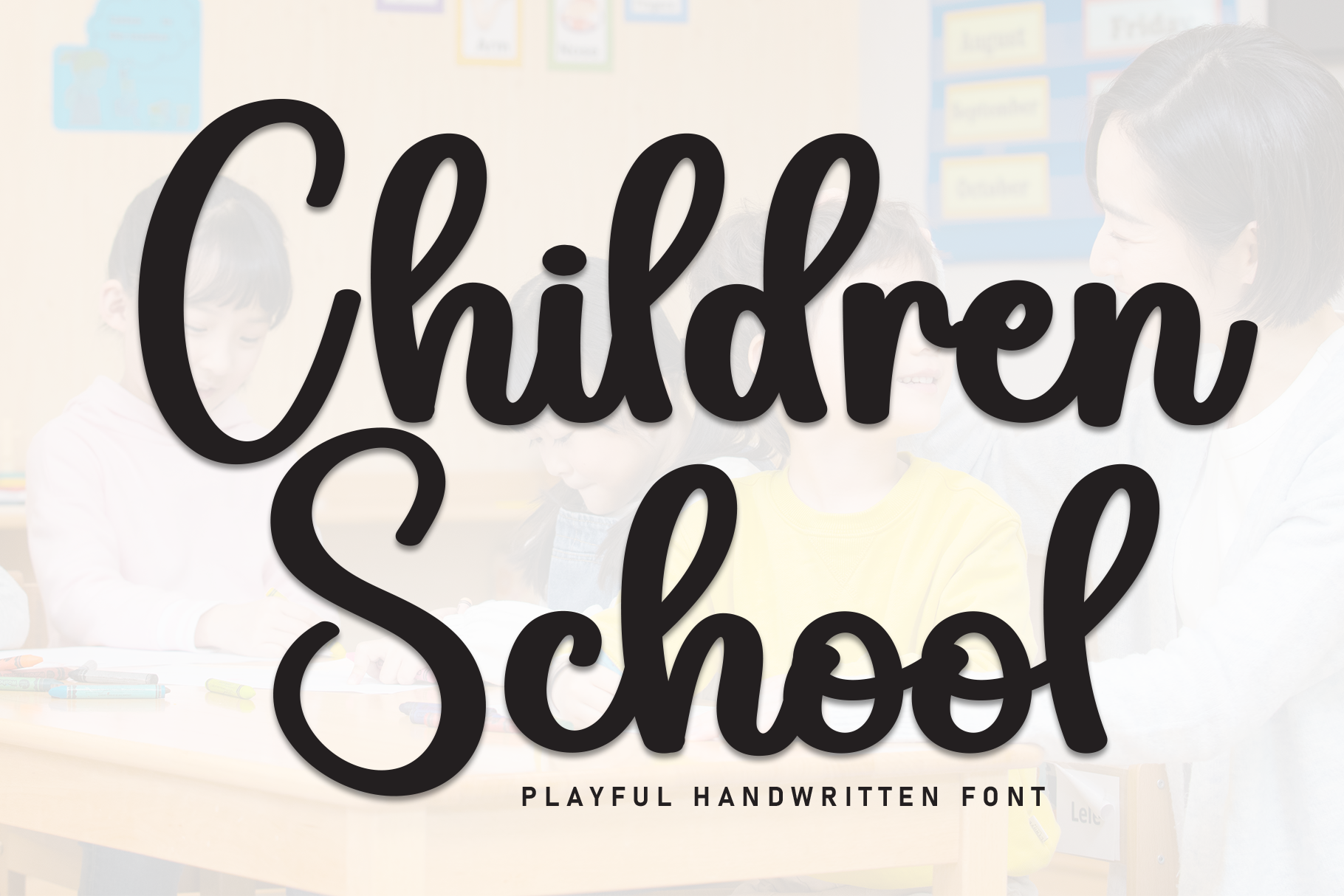 Children School Font