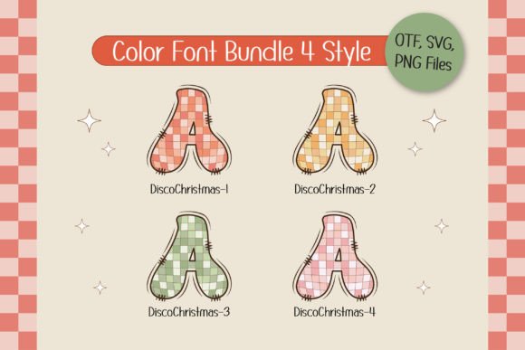 Disco Christmas Font - Preview 1