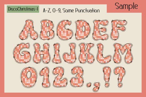 Disco Christmas Font - Preview 2