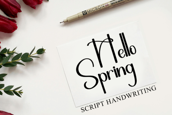 Embroidery Font - Preview 2