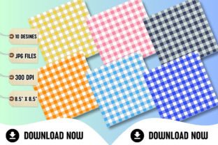 Gingham Digital Paper Digital Paper Graphic by Pop · Creative Fabrica