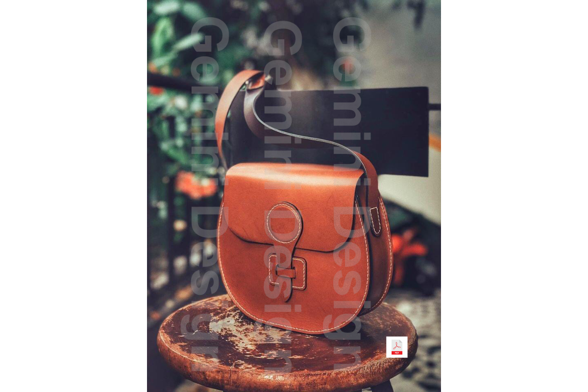 Leather Pattern Classic Bag, PDF File