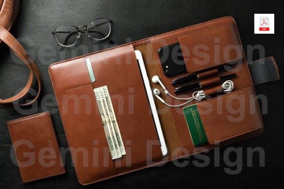 Leather Pattern Clutch Ipad, PDF File