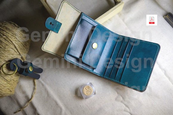 Leather Pattern Wallet DIY, PDF File
