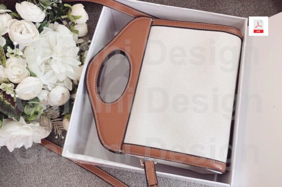 Leather Pattern Women Bag, PDF File DIY