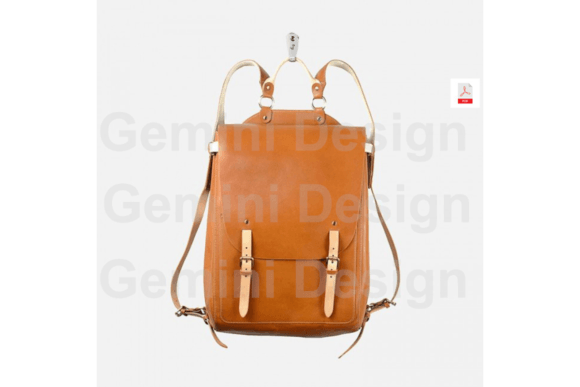 Leather Sewing Backpack DIY, PDF File