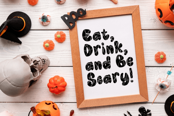 Mummy Bloom Font PNG with transparent background - Preview 2