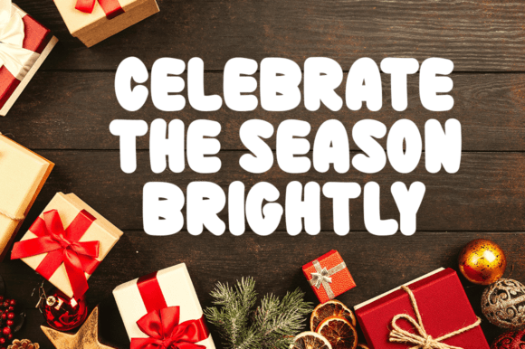 Revered Christmas Font PNG with transparent background - Preview 3
