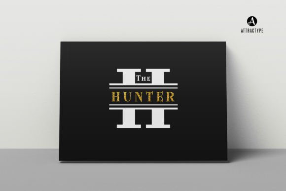 Smart Split Font PNG with transparent background - Preview 4