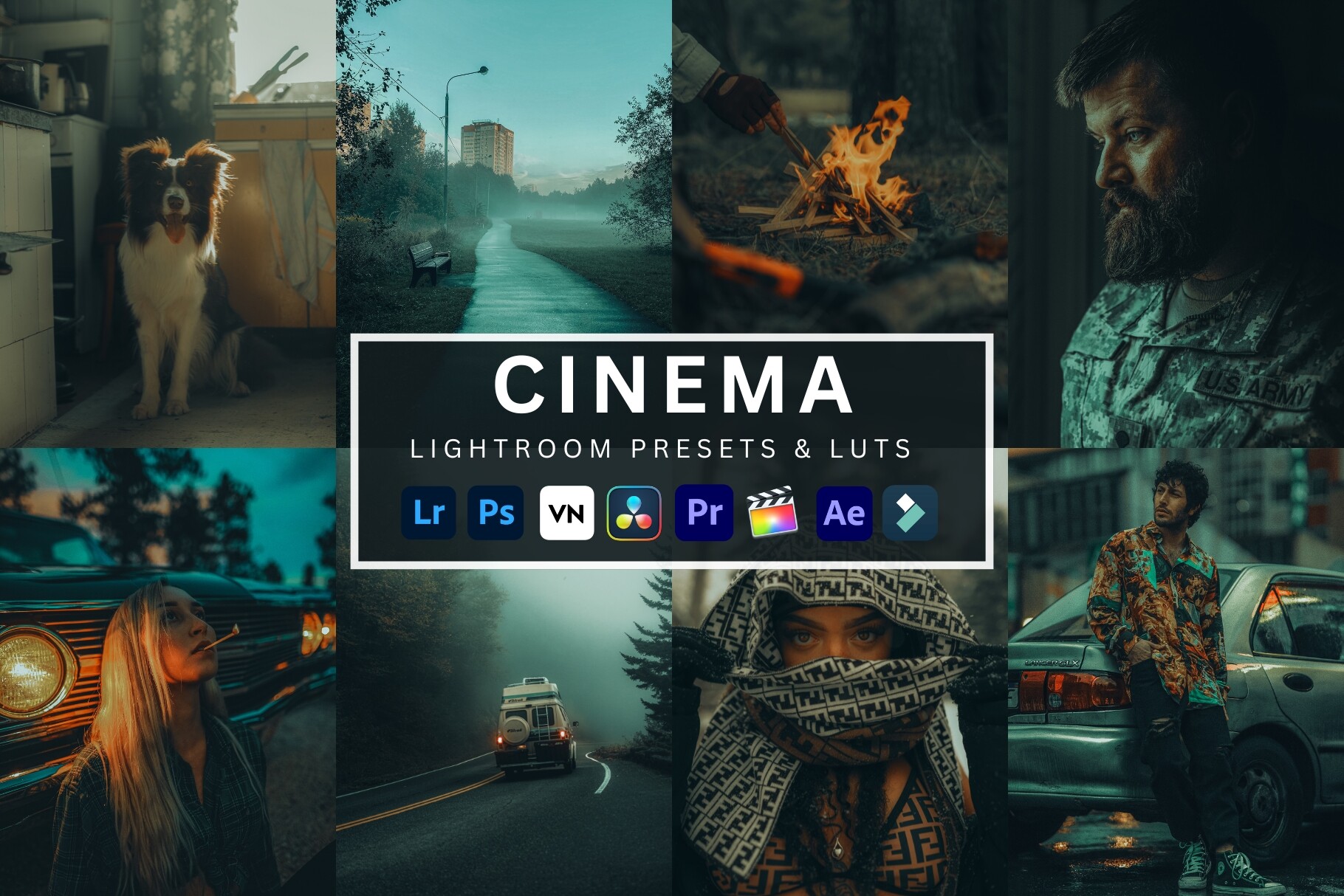 22 Cinema Lightroom Presets & Luts