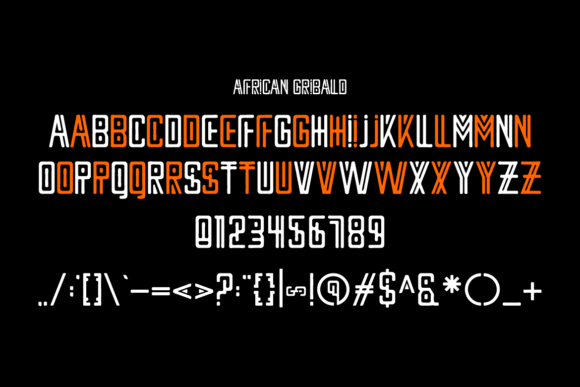 African Gribald Font - Preview 4