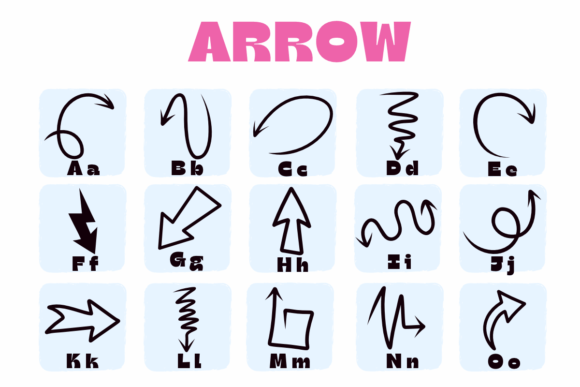 Arrow Font - Preview 1
