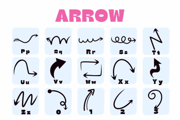 Arrow Font - Preview 2