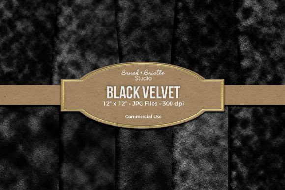 Black Velvet Digital Paper