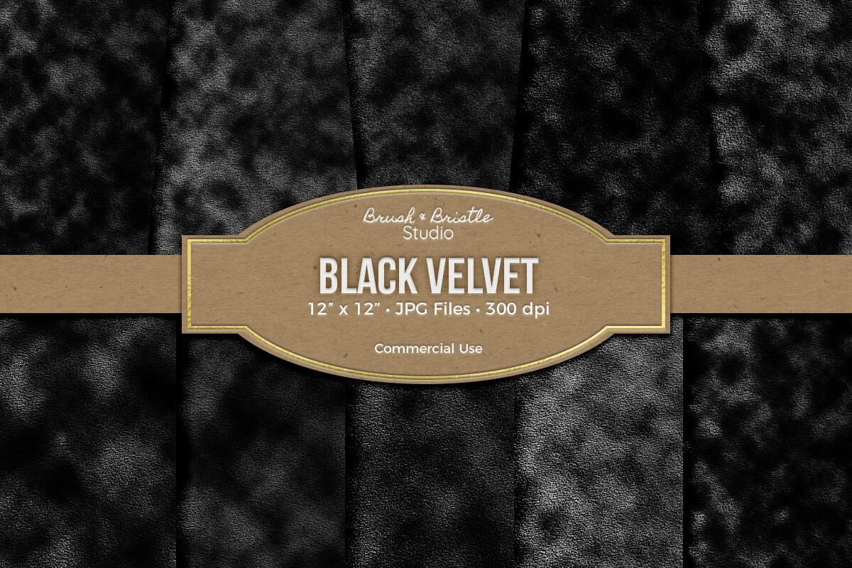Black Velvet Digital Paper
