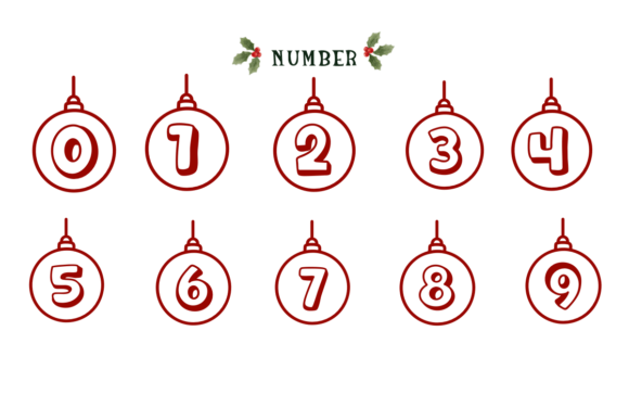 Christmas Ball Font - Preview 3
