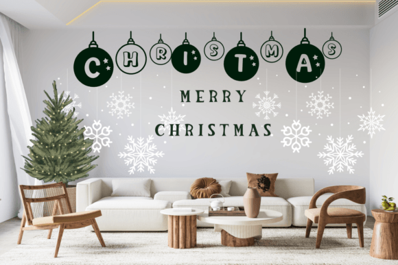 Christmas Ball Font - Preview 4