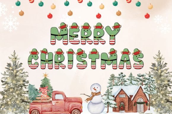 Christmas Elf Font - Preview 3