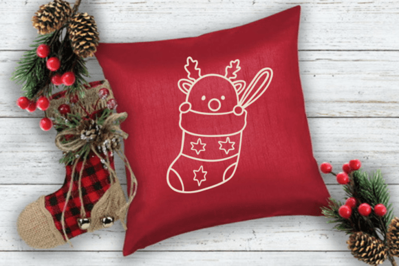 Christmas Socks Font PNG with transparent background - Preview 6